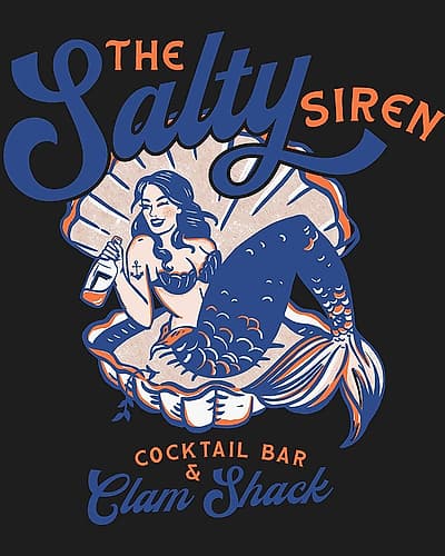 Salty Siren 2.png Art Print