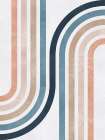Lines and arcs 1 Abstract Art Print