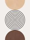Lines and circles 26 Abstract Art Print