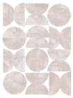 Watercolor circles 1 Minimalist Print