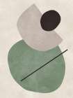 Abstract shapes 1 Minimalist Print