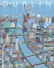 Illustrated View of Dublin City Art Print