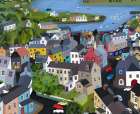 Colorful Houses of Kinsale Art Print