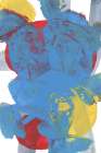 Abstract Blue Red Yellow Shapes 1 Abstract Art Print