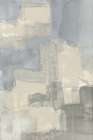 Abstract Neutral Grey and Beige Shapes 2 Abstract Art Print