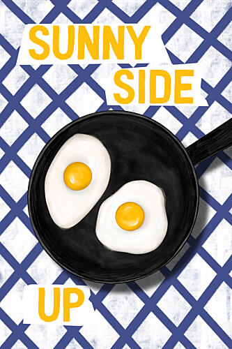 Sunny Side up Eggs Art Print by EMELIEmaria