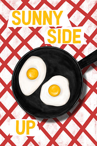 Sunny Side up Breakfast Art Print by EMELIEmaria