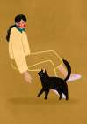 Cat Mum Art Print