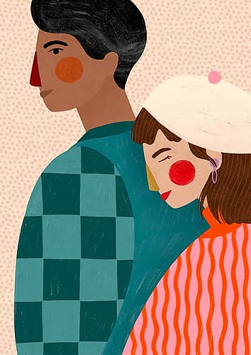 Be My Valentine Art Print by Bea Muller