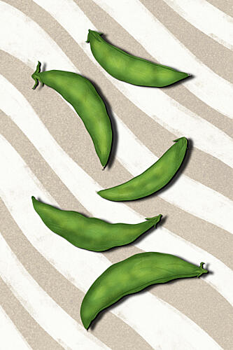 Fresh Green Peas Art Print by EMELIEmaria