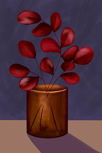 Elegant Botanical Still Life Art Print by EMELIEmaria