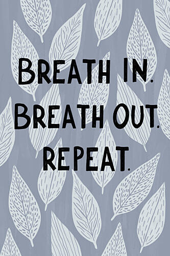 Mindful Breath Reminder Art Print by EMELIEmaria