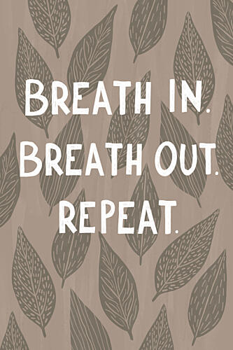 Breathe in Breathe out Art Print by EMELIEmaria