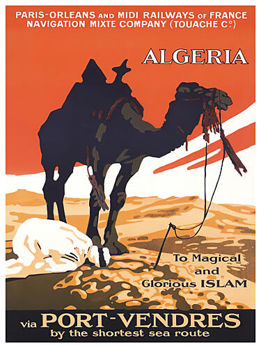 Algeria Desert Prayer Art Print by Chad Hyde