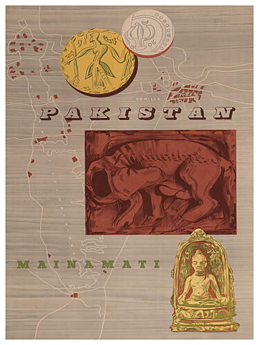 Ancient Pakistan Cultural Map Art Print by Chad Hyde