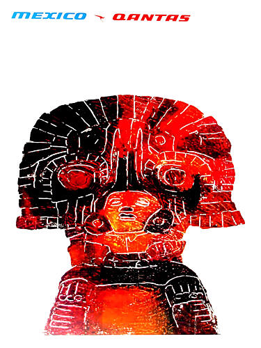 Ancient Aztec Deity Art Print by Chad Hyde
