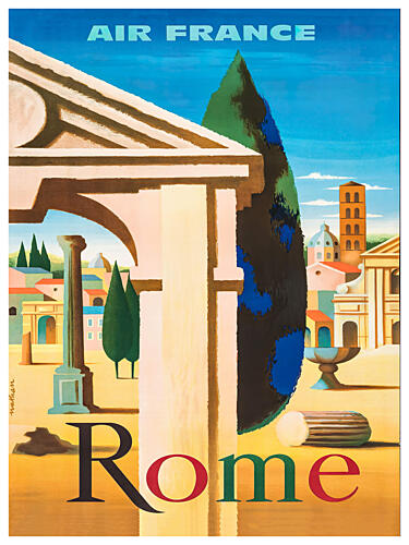 Ancient Rome Cityscape Art Print by Chad Hyde