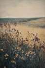 Landscape Wild Flower Art Print