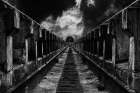 To the train Art Print