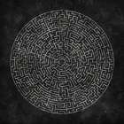 The Circular Journey Maze Abstract Art Print