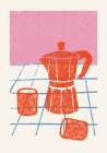 Coffee Time Coffee Print