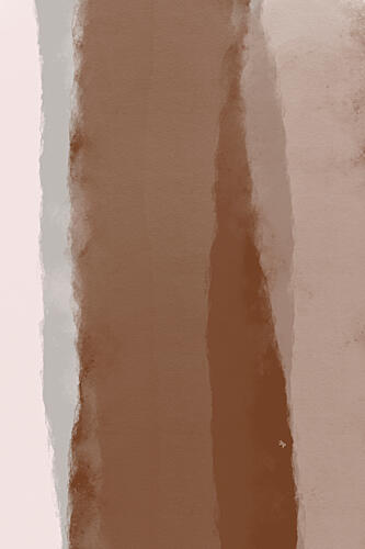 Soft Brown Stripes Art Print by Martina