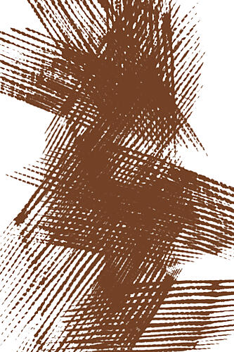 Textured Abstract Strokes Art Print by Martina