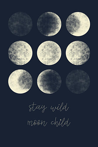 Stay Wild Moon Child Art Print by EMELIEmaria