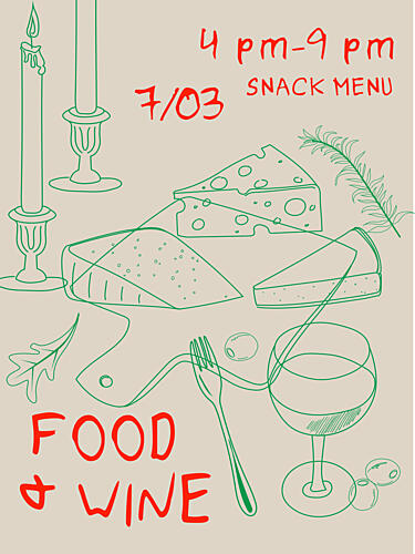 Foodandwine Art Print