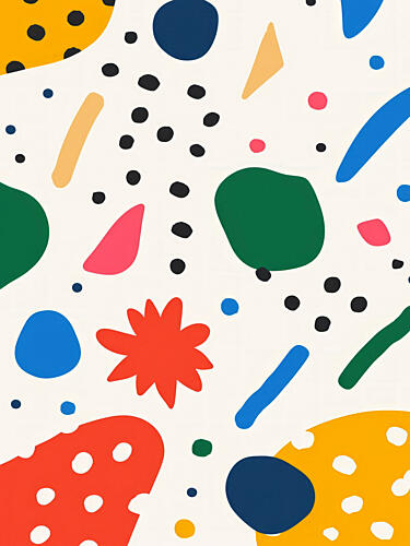 Vibrant Chaos Art Print