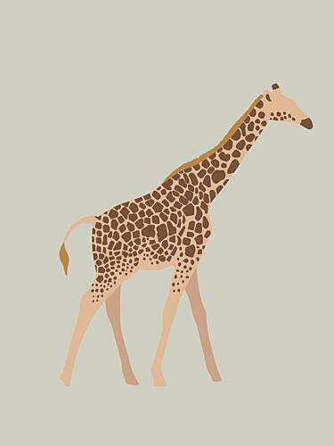 Graceful Giraffe Art Print
