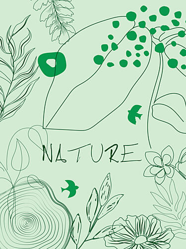 Vibrant Nature Art Print