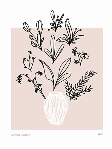 Vase of Whimsy Art Print