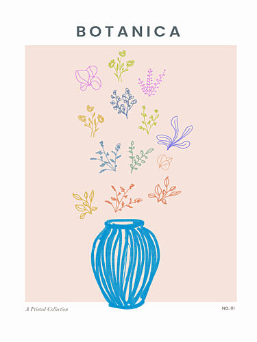 Floral Symphony Art Print