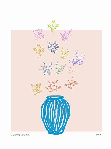 Floating Blooms Art Print