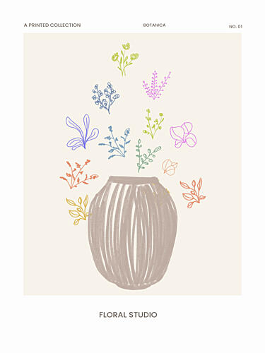 Blooming Harmony Art Print
