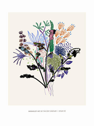 Floral Symphony Art Print