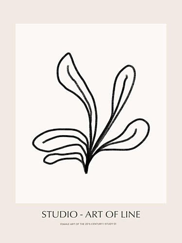 Curved Line Form Art Print
