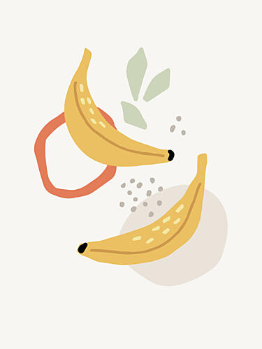 Banana Harmony Art Print