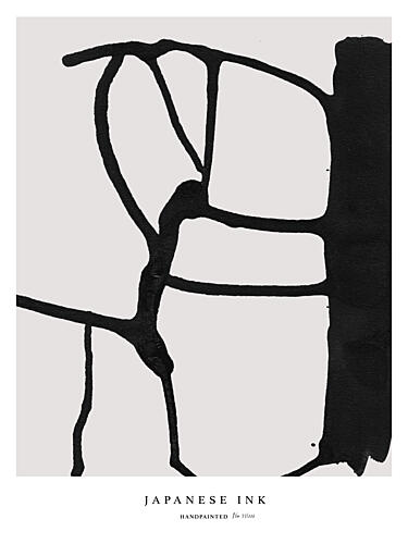 Abstract Strokes Art Print