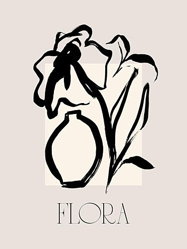 Minimalist Bloom Art Print