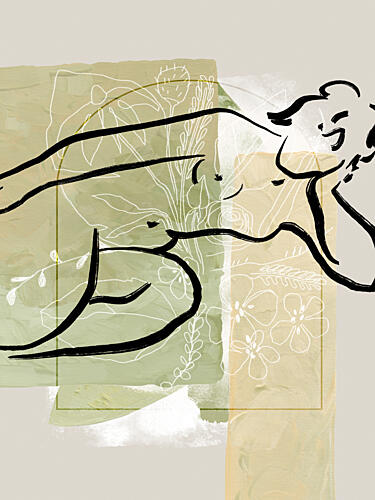Graceful Lines Art Print