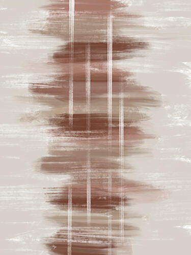 Textured Abstract Lines Art Print by Martina