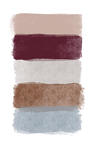 Textured Color Blocks Art Print by Martina