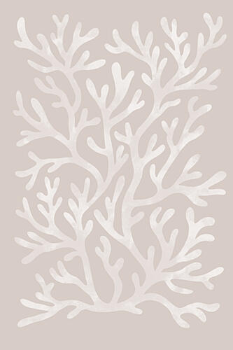 Organic Coral Flow Art Print by EMELIEmaria