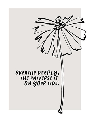 Breathe and Bloom Art Print