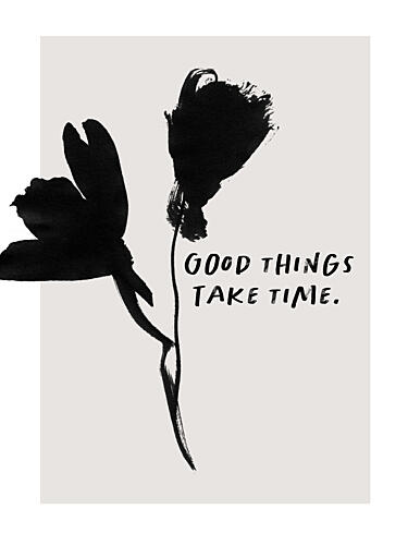 Patience Blooms Art Print