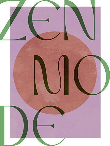 Zenmodeno1 Art Print