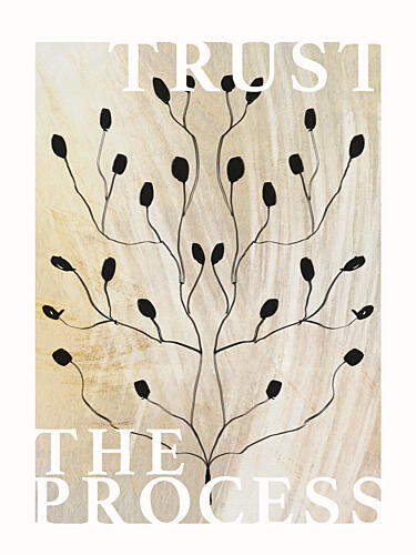 Grow with Patience Art Print