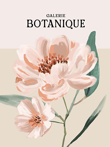 Blush Petals Bloom Art Print